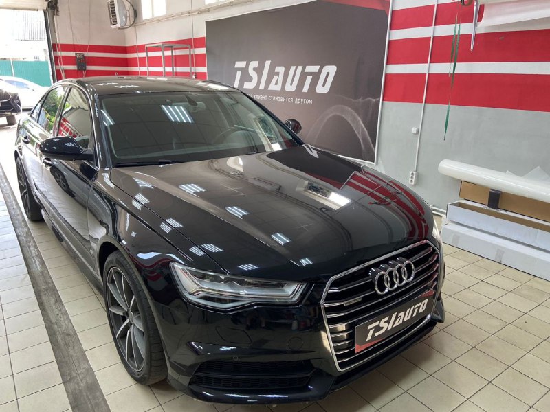 Полная шумоизоляция Audi A6 C7 за 1 день всего салона фото
