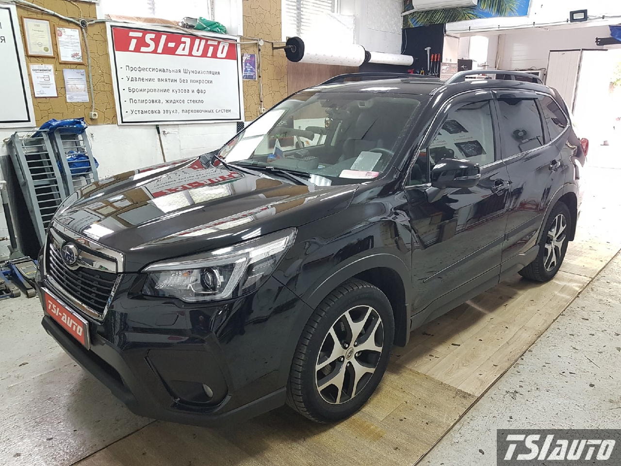 Правильная шумоизоляция Subaru Forester в Алматы